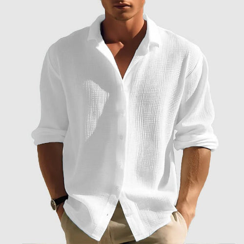 Men's Casual Button-Down Shirt for Everyday Wear