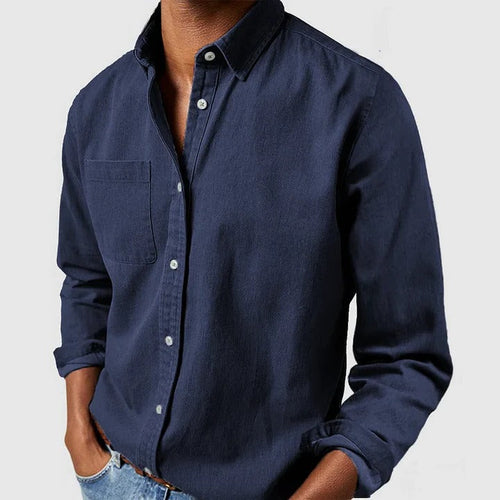 Men's Relaxed Fit Long-Sleeve Shirt