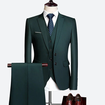 Men's 3-Piece Formal Suit Set for Special Occasions