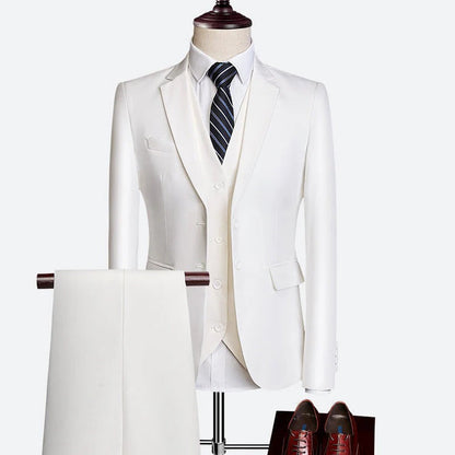 Men's 3-Piece Formal Suit Set for Special Occasions