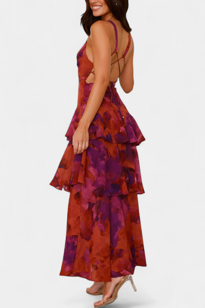 Domenica | Robe en georgette V