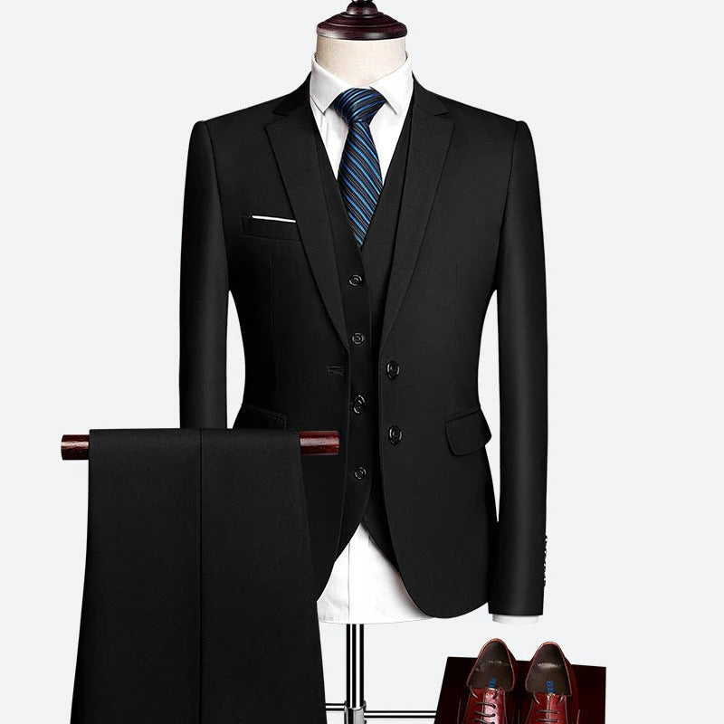 Men's 3-Piece Formal Suit Set for Special Occasions