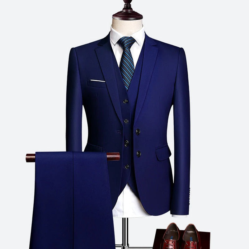 Men's 3-Piece Formal Suit Set for Special Occasions
