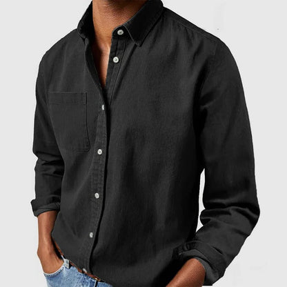 Men's Relaxed Fit Long-Sleeve Shirt