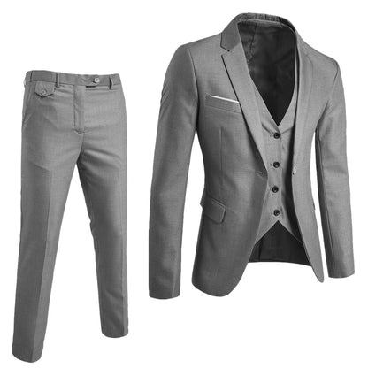 Men's 3-Piece Business Suit Set