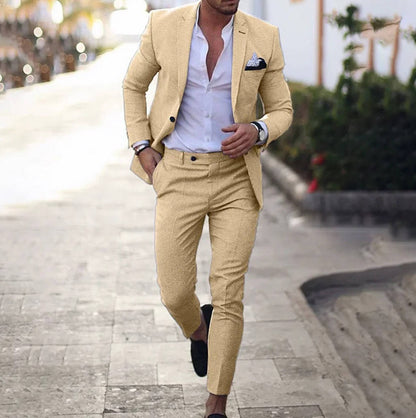 Men's Slim Fit Formal Business Suit