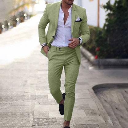 Men's Slim Fit Formal Business Suit