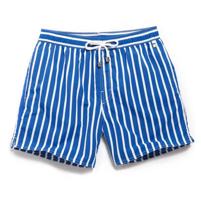 Men's Striped Swim Trunks