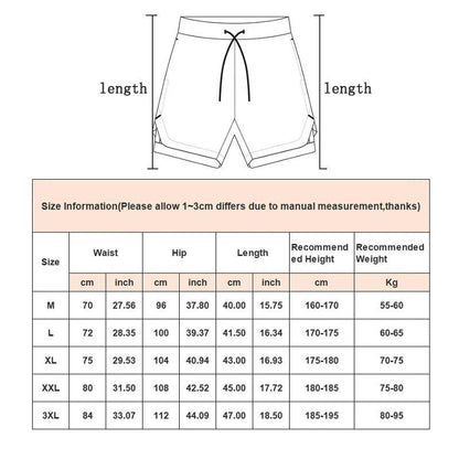Men's Lightweight Athletic Running Shorts