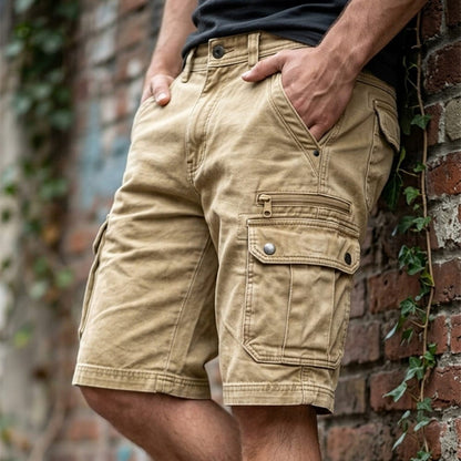 Unalik™ | Short cargo fonctionnel en denim