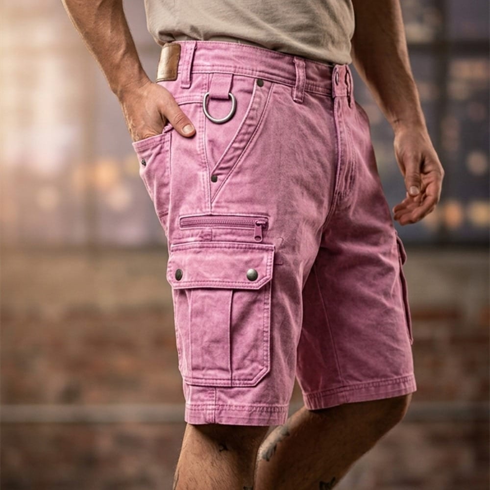 Unalik™ | Short cargo fonctionnel en denim