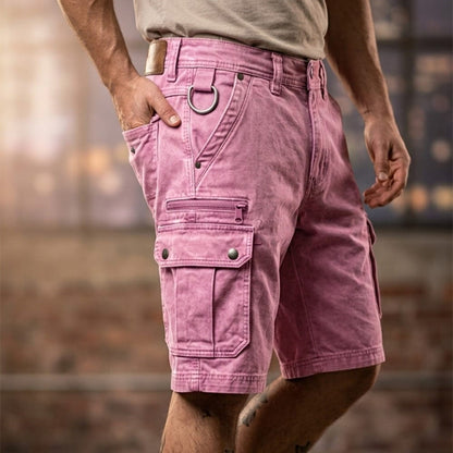 Unalik™ | Short cargo fonctionnel en denim