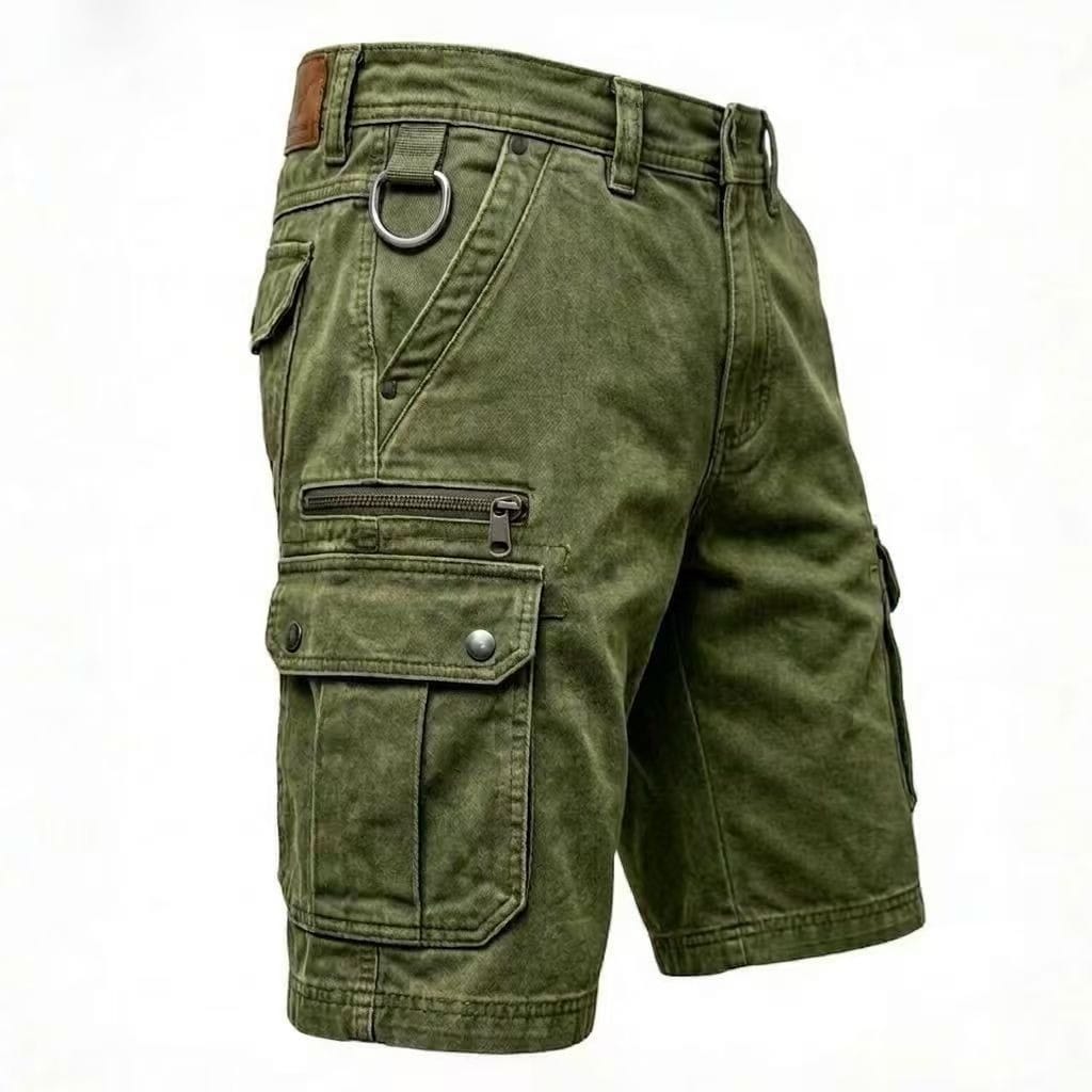 Unalik™ | Short cargo fonctionnel en denim