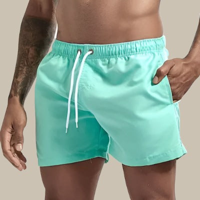 John | Men's Quick-Drying Basic Swim Shorts