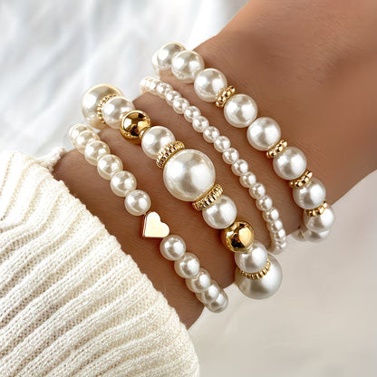 Félicité | Ensemble de bracelets en perles empilables de 4