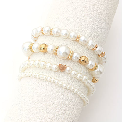 Félicité | Ensemble de bracelets en perles empilables de 4