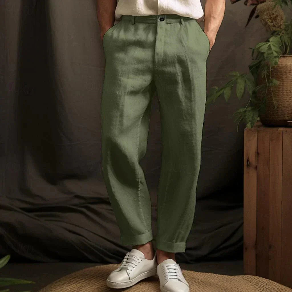 James | Men's Casual Linen Summer Pants