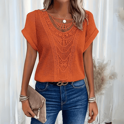 Clara – Top bohème crocheté