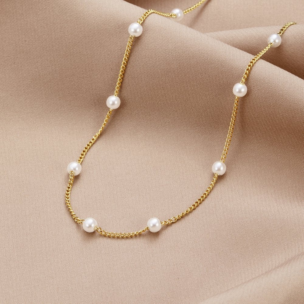 Chloé | Collier en Perles et Or Intemporel