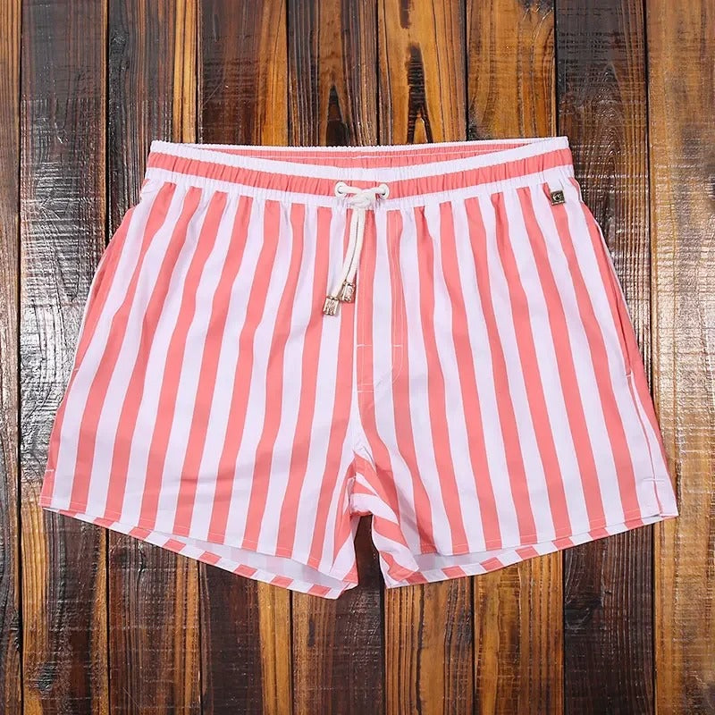 James | Men's Striped Swim Shorts - Stylish & Comfortable