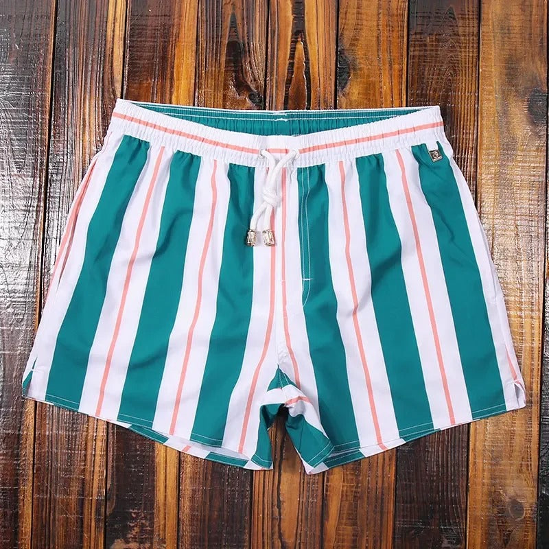 James | Men's Striped Swim Shorts - Stylish & Comfortable